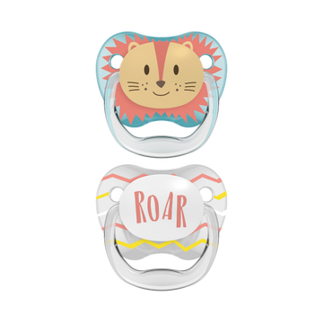 Dr Brown's PreVent Πιθανάκια Ορθοδοντικά Σιλικόνης Lion 2 τεμάχια